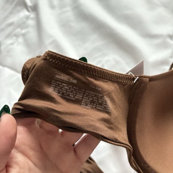NWT Auden Target Womens Size 34B Bra Brown Lightly Lined Full Coverage - Picture 7 of 7
